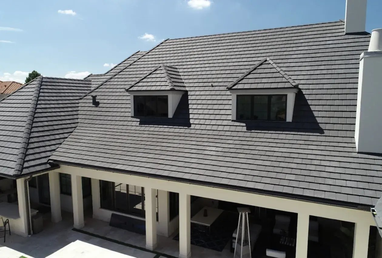 Tile roof.