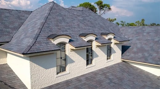 Vermont Slate Re-Roof | Rocky Gray